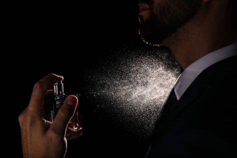 Spraying Perfume Aesthetic, Perfume Spray Photography, Men Perfume Aesthetic, Cologne Aesthetic, Perfume Spraying, Hsc Art, Perfume Jean Paul, Colognes For Men, Spraying Perfume