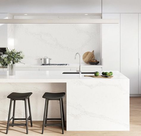 Lowes Countertops, Stone Benchtop Kitchen, Caesarstone Calacatta Nuvo, Caesarstone Kitchen, Caesarstone Countertop, Calacatta Nuvo, Stone Benchtop, Timeless Kitchen, Stone Bench