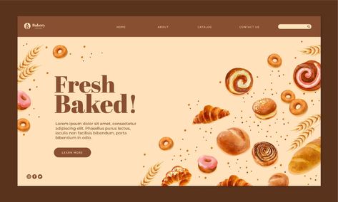 Roti Boy, Cookie Logo, Bakery Website, Bakery Aesthetic, House Front Door Design, Recipe Website, Facebook Cover Design, Food Clipart, About Us Page