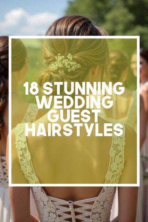 Did you know that finding the perfect wedding guest hairstyles can transform your entire look? Dive into our stunning gallery of 18 must-see styles that promise to turn heads. From elegant updos to chic braids and effortless waves, we’ve got the ultimate hair inspiration for your next wedding event. Don't miss out on trendy bridal looks and the perfect haircut to wow at any ceremony! Spring Wedding Guest Hairstyles, Hairstyles For Wedding Guest Medium, Updo Wedding Guest, Simple Wedding Guest Hairstyles, Wedding Guest Hairstyles Updo, Hair Styles For Wedding, Guest Hairstyles, Trendy Braids, The Perfect Haircut