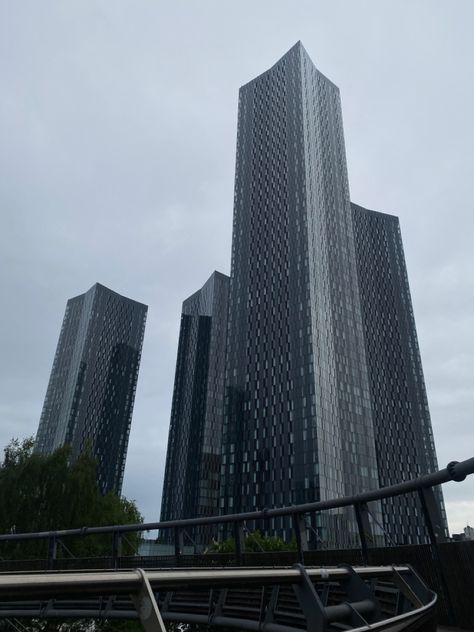 Deansgate Square Deansgate Square, Bucket List Destinations, Iconic Landmarks, Europe Travel, Skyscraper, Manchester, Multi Story Building, Vision Board, High Rise