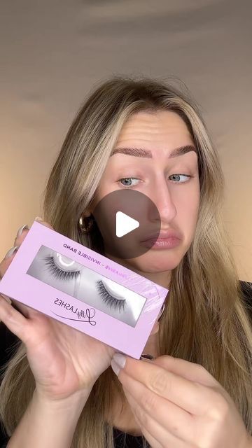 Katie Farhood on Instagram: "the official “I F*#%ing Suck At Applying False Eyelashes! Makeup Tutorial” ✨😂  I know they look scary and difficult, but once you do these steps and get the hang of it, it gets easier every time!   ____________________ #makeup #makeuptutorial #makeuphack #eyelashes  #makeuptips #falseeyelashes #striplashes #eyelashtutorial #beauty" Easy False Eyelashes, How To Make False Eyelashes, Diy False Eyelashes, How Do You Put On Fake Eyelashes, How To Put Eyelashes, How To Apply Fake Eyelashes, How To Put Eyelashes On, Fake Eyelashes Applying Tutorial, How To Apply Eyelashes