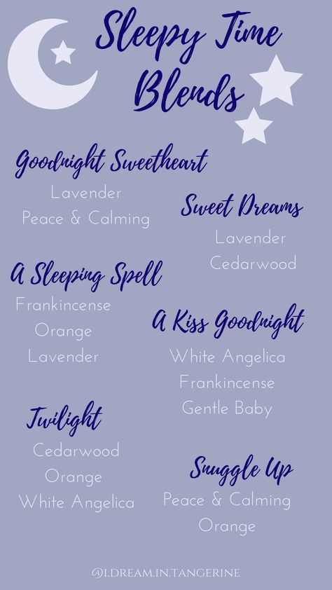 Sleepy Time Oil Diffuser Blend, Young Living Essential Oils Recipes Diffuser Sleep, Sleepy Oil Diffuser Blend, Sleepy Time Diffuser Blend, Sleepy Diffuser Blends, Young Living Sleep Diffuser Blends, Bedtime Essential Oil Blends, White Angelica Diffuser Blends, Essential Oil Recipes Diffuser Sleep