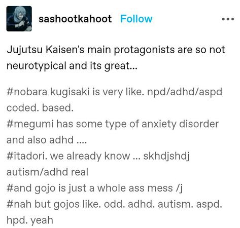 Jujutsu Kaisen Incorrect Quotes, Jjk Incorrect Quotes, Jjk Headcanons, Demon Dog, Juju On That Beat, Anime Jokes, Incorrect Quotes, Anime Quotes, Lose My Mind