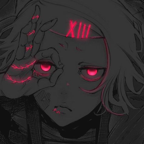 Evil Pfp Aesthetic, Pfp Neon, Glowing Pfp, Neon Pfp, Red Pfps, Anime Avatars, Neon Details, Boy Pfp, Anime Photo Profile Dark