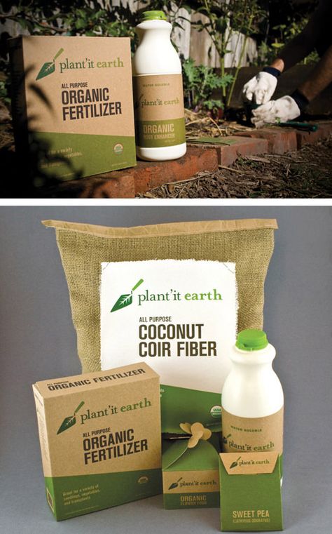 Eco-Friendly Package Designs: 20 Ways To Go Green - Hongkiat Eco Packaging Design, Environmental Packaging, Eco Friendly Packaging Design, Organic Packaging, Eco Friendly Cleaning Products, Eco Packaging, Identity Design Logo, Biodegradable Packaging, Packing Design