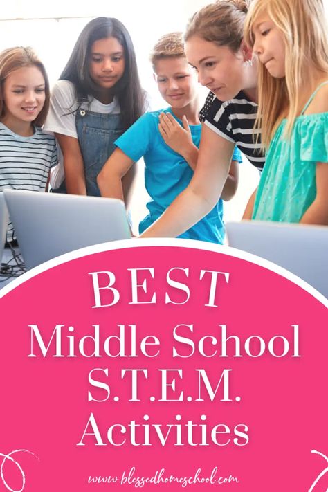 10 Fun STEM Activities for Middle School Students Stem Activity For Middle School, Stem Games Middle School, Science For Middle School, Stem For Middle School Activities, Easy Stem Activities Middle School, Stem Activities For Middle Schoolers, Stem Activity Middle School, Stem Activities Middle School Challenges, Cheap Stem Activities Middle School