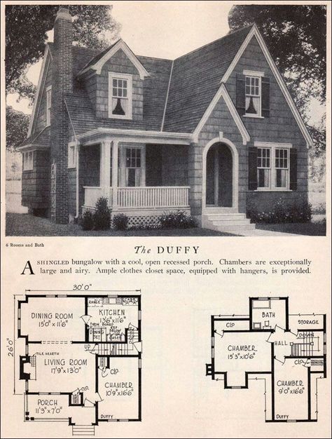 English Eclectic, English Cottage House Plans, Vintage Floor Plans, Eclectic Cottage, Cottage Floor Plans, Vintage House Plans, Sims House Plans, Casa Vintage, Cottage House