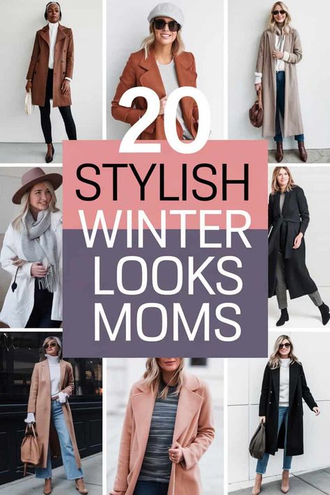 Overwhelmed by Winter Fashion? 20 Foolproof Outfit Ideas for Moms Oversized Shirt Outfit Winter, Casual Day Outfits Winter, Classic Winter Style, Outfit Ideas For Moms, Oversized Shirt Outfit, Modest Winter Outfits, Layering Techniques, Winter Coat Outfits, Styling Tricks