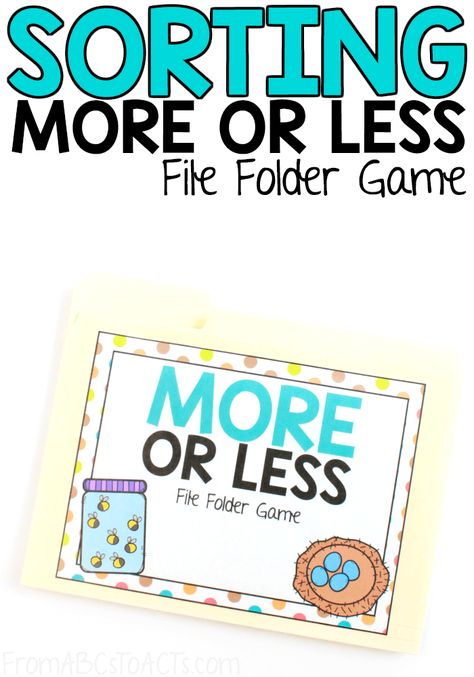 File Folder Games Preschool, File Folder Activities, Prek Math, File Folder Games, Folder Games, Preschool Special Education, Early Math, Preschool Printable, Tot School