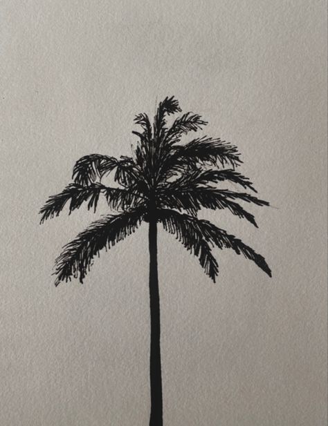 graphic pen sketch of a coconut tree. Coconut Tree Sketch, Playlist Drawing, Trees Aesthetic, Aesthetic Sketch, Tree Sketch, Tree Sketches, Hello Kitty Iphone Wallpaper, Comic Style, Coconut Tree