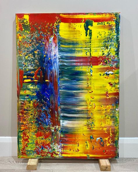 Gerhard Richter, Mural Wall, Mural Wall Art, Large Abstract, Creative Crafts, New Art, Wall Murals, Home Art, Printed Shower Curtain