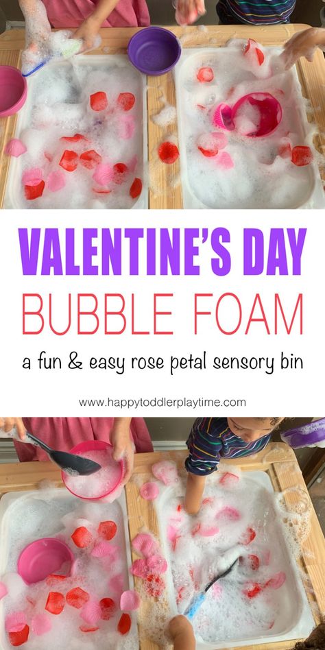 Elementary Sensory Activities, Valentines Sensory Bin For Babies, February Sensory Bin Ideas For Toddlers, Valentine’s Day Activities For Babies, Valentine's Day Sensory Bin, Toddler Valentines Activities For Daycare, Valentine’s Day Sensory, Valentine’s Day Games Preschool, Valentine Sensory Bin Toddlers