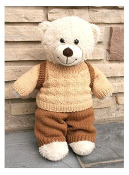 Knitted toys Teddy Bear Knitting Pattern, Bear Clothes, Crochet Bear Patterns, Knitted Teddy Bear, Teddy Bear Clothes, Knitting Dolls Clothes, Animal Knitting Patterns, Teddy Bear Design, Teddy Bear Pictures