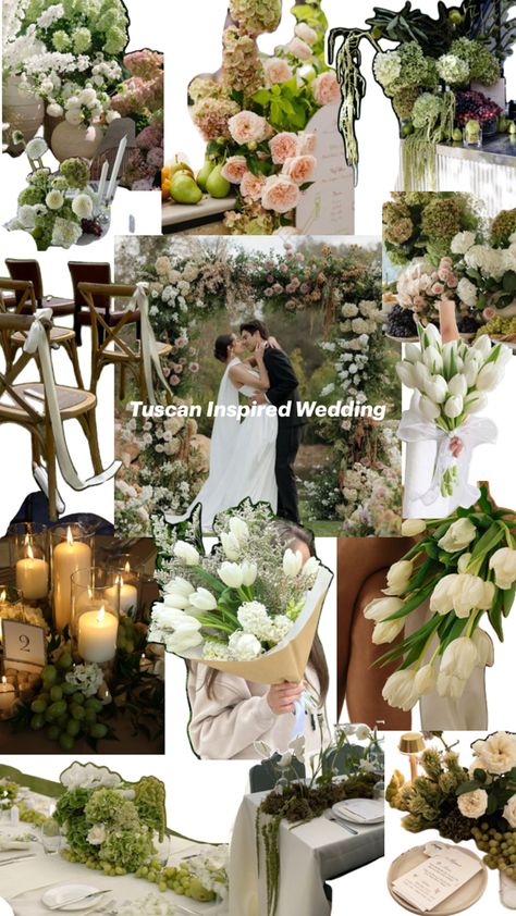 Greens, Whites, Fruits Tuscan Themed Wedding, Tuscan Wedding Theme, French Themed Wedding, Tuscan Inspired Wedding, Dream Wedding Reception, Tuscan Inspired, Tuscan Wedding, Themed Wedding, Wedding Theme