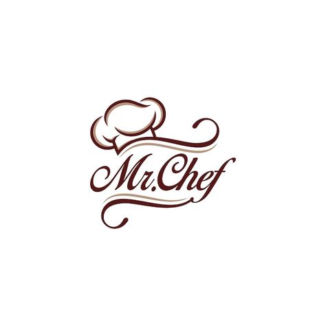 Chef Logo Design Ideas, Chef Restaurant, Chef Logo, Kitchen Logo, Logos Ideas, Banner Ads Design, Line Sketch, Restaurant Logo, Restaurant Logo Design