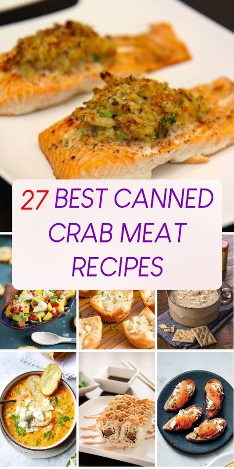 Dinners With Crab Meat, Can Crab Meat Recipes Easy, Canned Crab Recipes Dinners, Crab Meals Dinners, Crab Meat Meals, Recipes With Canned Crab Meat, Snow Crab Meat Recipes, Canned Crab Meat Recipes Easy, Canned Lump Crab Meat Recipes