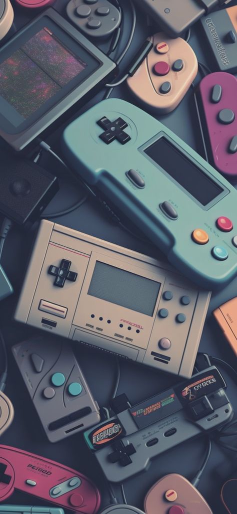 Controller Wallpaper, Phone Wallpaper Theme, Nintendo Aesthetic, Retro Games Wallpaper, Hacker Wallpaper, Retro Gaming Art, Funny Iphone Wallpaper, 8k Wallpaper, Iphone Pictures