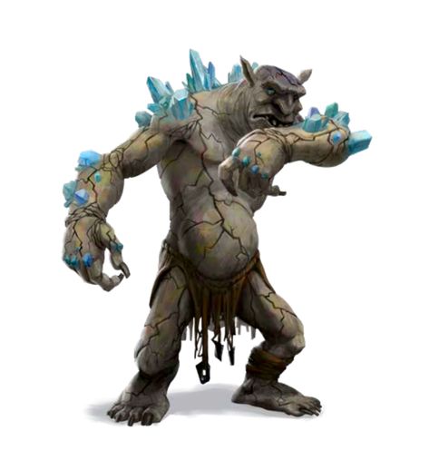 Clouded Quartz - Rock Troll - Pathfinder 2E PFRPG PFSRD DND D&D 3.5 4E 5E 5th ed d20 fantasy Creature 3d, Monster 2, Quartz Rock, Dnd Monsters, Dnd Characters, Character Portraits, Creature Art, Mythical Creatures, Fantasy Creatures