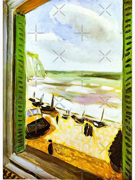 "Henri Matisse, the open window, at collioure, 1905" Photographic Print for Sale by OnlyMatisseArt | Redbubble Open Window, Henri Matisse, Vintage Home Decor, Artwork Painting, Painting Prints, Posters Art Prints, Poster Wall Art, Photographic Print, Vintage House