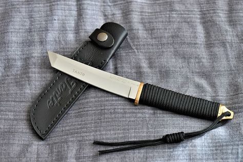 Tanto, Knife, Weapon, Sharp Edc Fixed Blade Knife, Survival Kit Items, Strider Knives, Tanto Blade, Boot Knife, Tanto Knife, Benchmade Knives, Kydex Sheath, Edc Knife