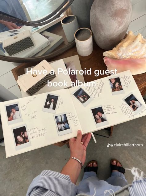 Polaroid Guest Book, Polaroid Wall, Album Book, Love Is All, Guest Book, Photo Wall, Polaroid Film, Love You, Frame