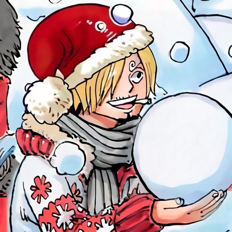 One one piece christmas!! One Piece Pfp Christmas, Christmas One Piece Icon, Sanji Christmas Pfp, Luffy Christmas Pfp, Christmas Luffy, Sanji Christmas, One Piece Christmas Pfp, Merry Christmas One Piece, One Piece Christmas Icons