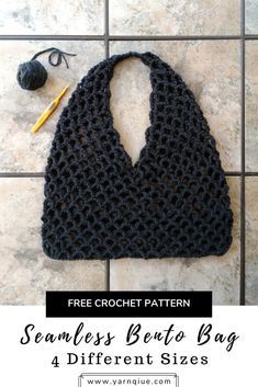 Tote Crochet, Bento Bag, Free Crochet Bag, Bento Bags, Crochet Bag Pattern Free, Bag Pattern Free, Easy Crochet Patterns Free, Crochet Market Bag, Crochet Clutch