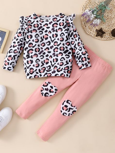 Preemie Baby Girl, Preemie Baby, Pattern Outfits, Leopard Outfits, Outfits Girl, Leopard Print Pants, Leopard Print Leggings, Graphic Leggings