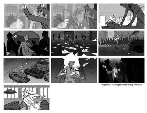 paperman boards Disney Storyboard, Storyboard Examples, Storyboard Drawing, Storyboard Ideas, Animation News, Storyboard Illustration, Animation Storyboard, Disney Concept Art, Walt Disney Animation Studios