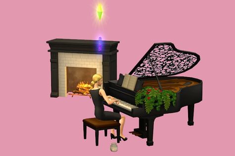 @sims4to2 on Tumblr Burlap Chair, Fireplace Lighting, Drafting Chair, Jungle Adventure, 500 Followers, Decorative Sculpture, Island Living, Outdoor Retreat, Cottage Living