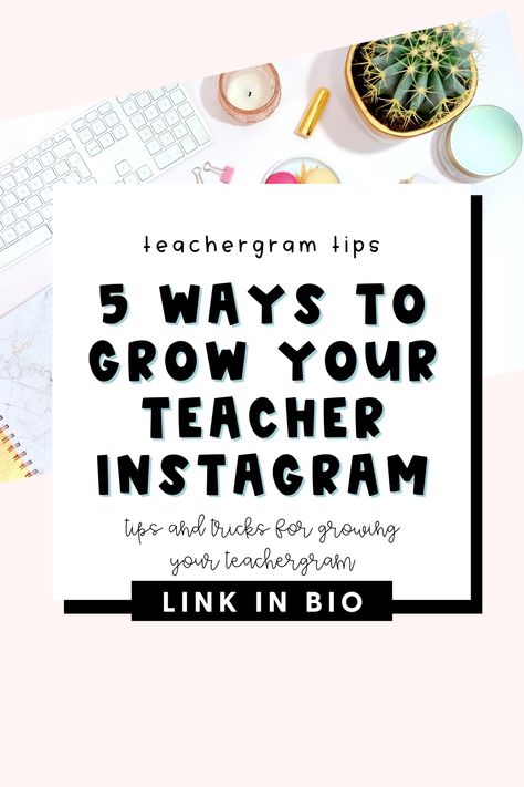 Teacher Instagram Ideas, Teacher Influencer, Teacher Instagram, 10 000 Followers, Grow Instagram, Job Seeking, Teacher's Blog, Instagram Algorithm, How To Get Followers