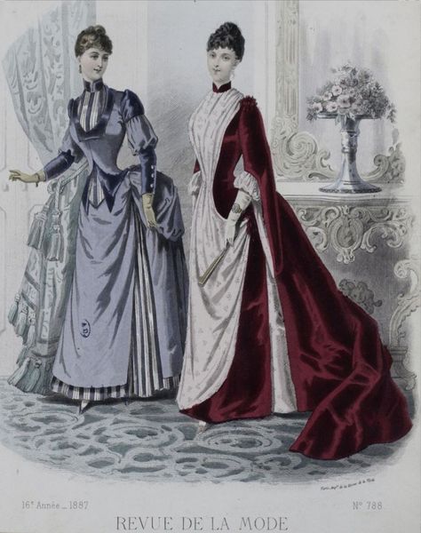 1887 1887 Fashion, Historic Dresses, Victorian Things, 1899 Fashion, Historical Gowns, 1860s Fashion, 1870s Fashion, 1880s Fashion, 19th Century Clothing