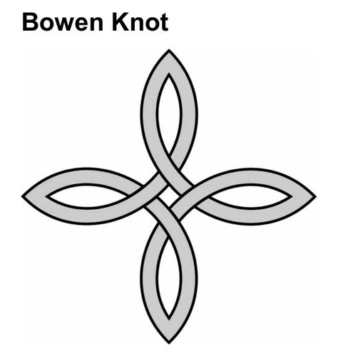 the celtic bowen knot symbolizes the true love and loyalty of a man to his woman 🤍 Bowen Knot Tattoo, Symbols Of Loyalty, Celtic Love Symbols, Celtic Knot Tattoo, Loyalty Symbol, Love And Loyalty, Magick Symbols, Knot Tattoo, Celtic Symbols