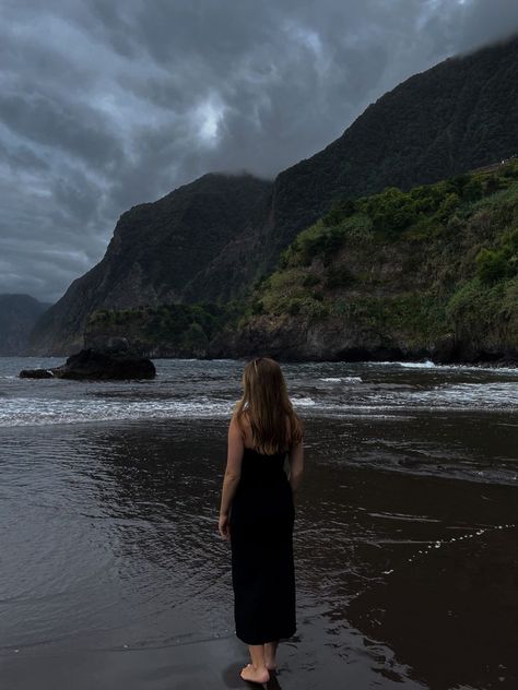 Seixal Beach Madeira Maderia Portugal Aesthetic, Maderia Portugal Beaches, Madeira Portugal Photography, Madeira Outfit, Madeira Portugal Aesthetic, Madeira Photography, Madeira Photos, Trip Photo Ideas, Maderia Portugal