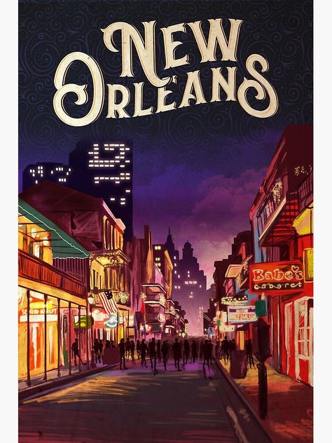 New Orleans Art, Travel Art Print, New Orleans Travel, Retro Travel Poster, Travel Wall Art, Travel Wall, Vintage Poster Art, Photo Vintage, Vintage Travel Posters