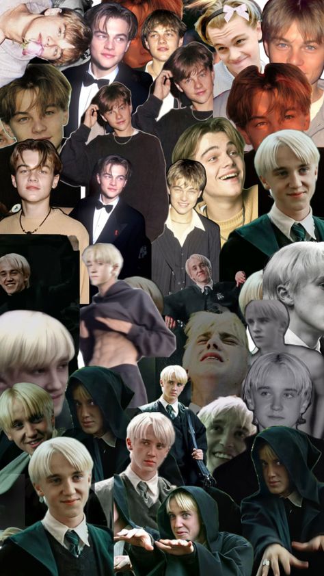 Draco Malfoy and Leonardo DiCaprio Draco Malfoy Hot, Leonardo Dicaprio, Draco Malfoy, Harry Potter