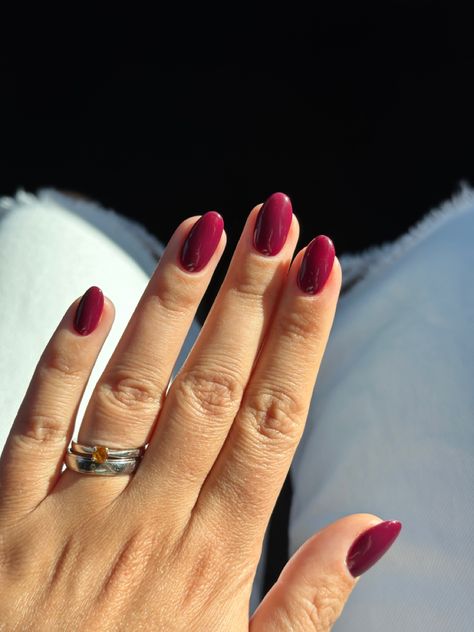 Autumn Berry Nails, Berry Colored Nails Fall, November Nail Colours, Mulberry Nail Color, Fall Nails Cranberry, Wine Berry Nails, Fall Colored Nails Gel, Berry Purple Nails, Red Plum Nails