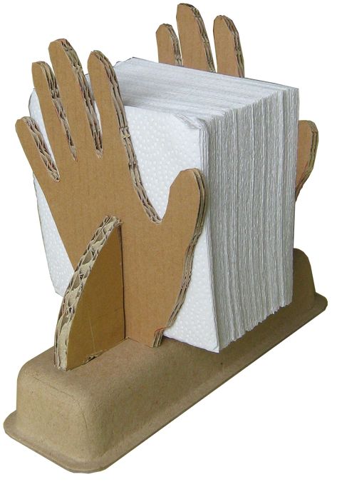 Cardboard Design Workshop: NAPKIN HOLDER Diy Napkin Holder, Cardboard Crafts Diy, Cardboard Design, Cardboard Box Crafts, Diy Napkins, Folding Origami, Cardboard Sculpture, 3d Cube, Paper Toy