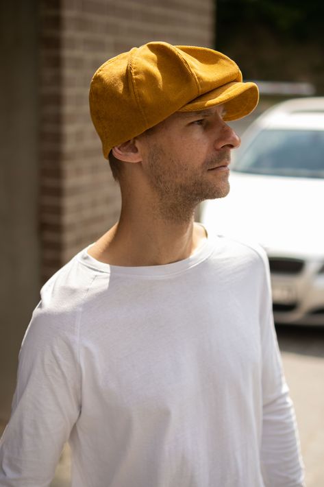 Stand out among others with the "Urban Yellow" newsboy cap. #maltsew #News boy cap #Baker boy cap #flat cap #newsboy hat women #golf cap #flat cap #woman cap #wool cap #hatsformen Newsboy Hat Women, News Boy Cap, Baker Boy Cap, Diy Crafts Life Hacks, Stylish Caps, Newsboy Hat, Baker Boy, Hat Women, Newsboy Cap