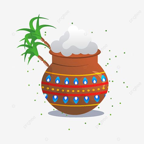 Pongal Pot, Pongal Celebration, Pot Image, Deer Gifts, Happy Pongal, Vijay Actor, Celebration Ideas, Happy Birthday Greeting Card, Rose Leaves