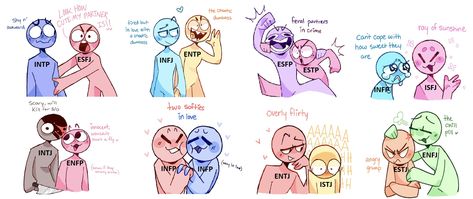 Mbti Ship Dynamics, Cute Ship Dynamics, Mbti Ships, Infj And Entp, Infp Relationships, Intj Enfp, 16 Personality Types, The 16 Personality Types, Ship Dynamics