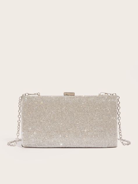 Silver Glitter Clutch Bag, Silver Clutch Purse, Sparkly Purse, Silver Clutch Bag, Sparkly Bag, Glitter Clutch Bag, Formal Bag, Small Hand Bags, Classy Purses