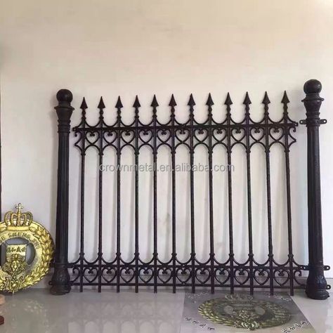 Home Usage Faux Wrought Iron Security Fence For Sale - Buy Used Wrought Iron Fencing,Used Wrought Iron Fencing For Sale,Wrought Iron Fence Designs Product on Alibaba.com Iron Fencing, Cast Iron Fence, Villa Courtyard, Wrought Iron Fence, Fence Designs, Security Fence, Wrought Iron Fences, Iron Fence, Garden Fencing