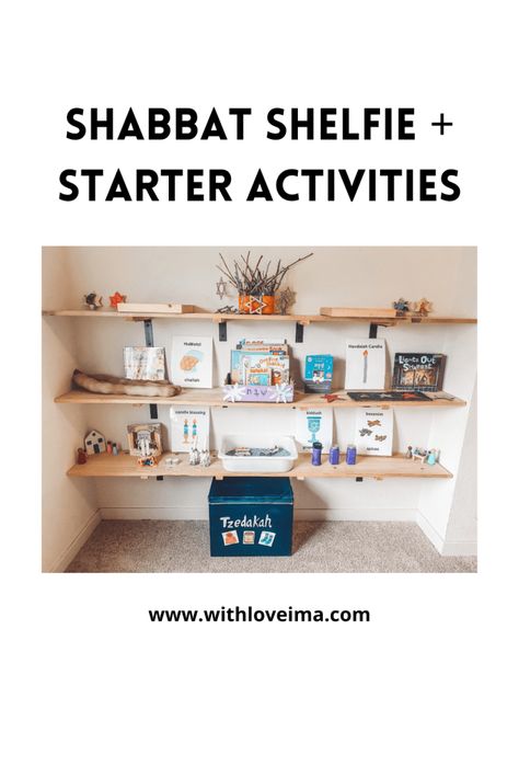 Shabbat Shelfie   Starter Activities - With Love, Ima Shabbat Preschool, Shabbat Activities, Hands On Activities, Hands On, Activities For Kids, With Love, For Kids, Quick Saves