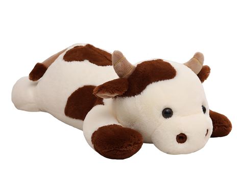 Fluffy Cow Plush, Target Weighted Stuffed Animal, Heated Stuffed Animal, Stuff Animals Cute, Cute Stuffed Animals Plushies, Weighted Plushies, Small Nostrils, Christmas Wishlist Items, Cute Stuff Animals