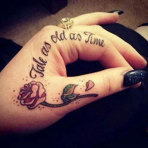 Tale ad old as time beauty and the beast tattoo Dp Profile, Beauty And The Beast Tattoo, Whatsapp Images, Petit Tattoo, Rose Tattoos For Women, Disney Princess Tattoo, Princess Tattoo, Finger Tattoo Designs, Picture Wallpaper