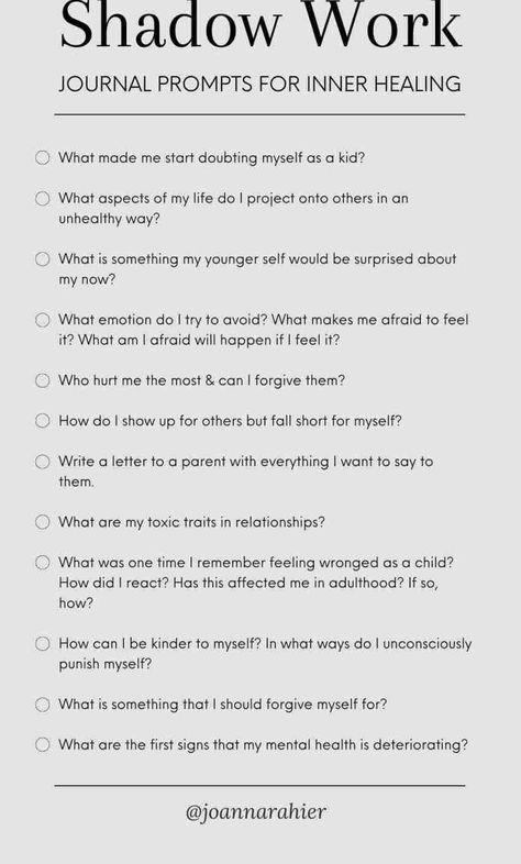 Shadow Work Journal Prompts You NEED For Deep Inner Healing Deep Inner Work, Journaling Prompts For Anger, Shadow Work Journal Prompts Heartbreak, Ego Work Journal Prompts, Shame Journal Prompts, Journal Writing Prompts For Healing, Deep Shadow Work Prompts, Anxiously Attached Healing Journal, Journal Prompts Shadow Work