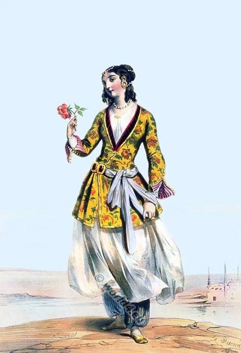 Persia Archives - Page 5 of 6 - World4 Costume Culture History Ancient Persian Clothing Women, Ancient Turkish Clothing, Traditional Persian Clothing, Persian Clothes, Persian Clothing, Clothing Illustration, Persian History, Fantasy Inspo, European Costumes