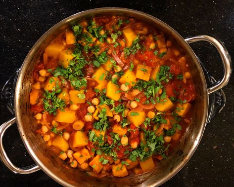 Chickpea And Butternut Squash, Butternut Squash Potato Recipes, Butternut And Sweet Potato Recipes, Butternut Squash Stew Recipes, Sweet Potato Squash Soup, Sweet Potato Butternut Squash Recipes, Sweet Potato And Squash Recipes, Sweet Potato And Butternut Squash Recipe, Squash Sweet Potato Recipes